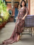 Women’s Viscose Ajrakh Print Kurta Pant Set with Dupatta