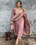 Women’s Viscose Silk Embroidered Kurta Pant Set with Dupatta