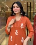 Pure Cotton Embroidered Kurta Set with Dupatta for Women – Soft & Comfortable Daily Wear